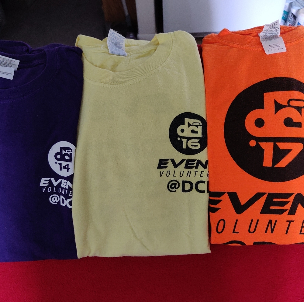 DCI volunteer shirt Lot of 3